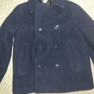 Crewcuts Dark Blue Pea Coat